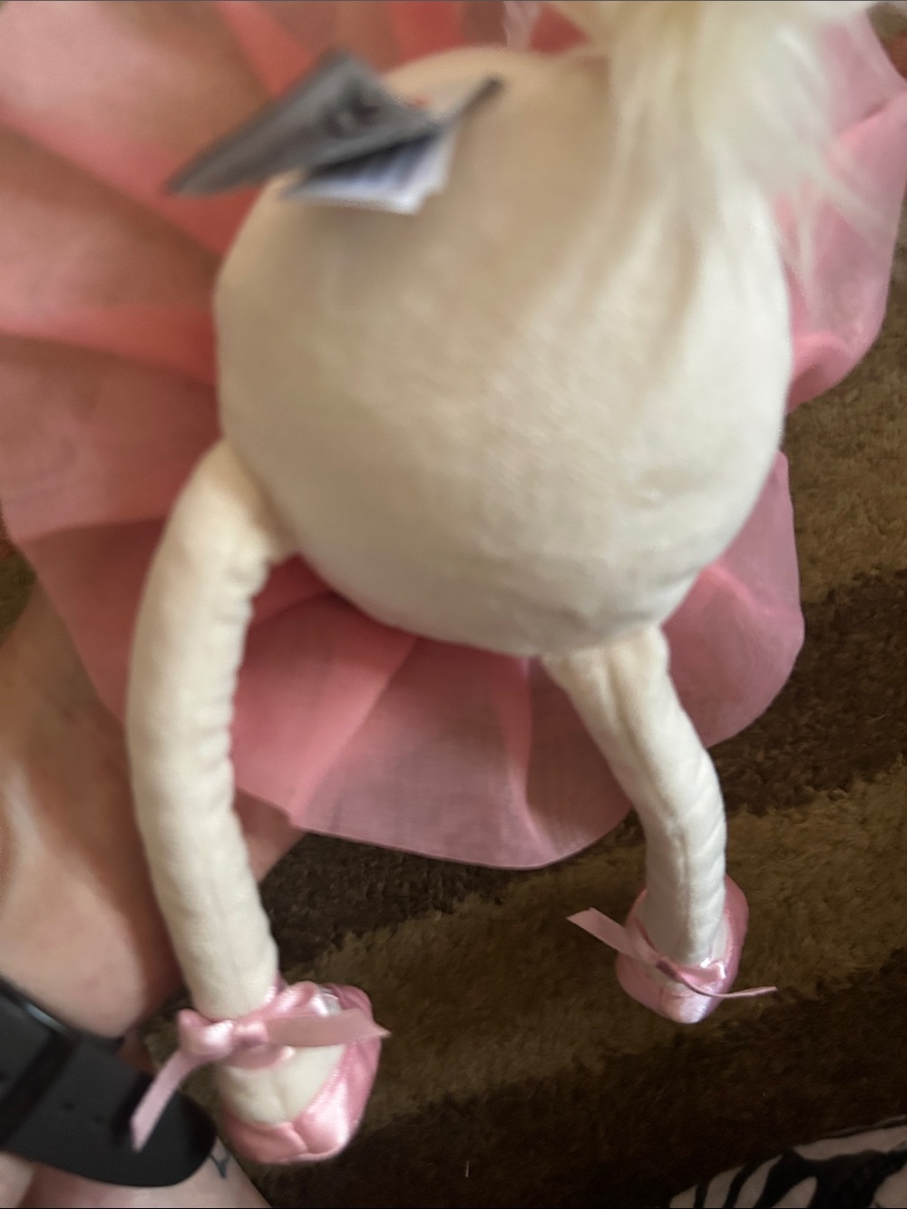 Jellycat White Unicorn with Pink Tutu and Pink Ballet Slippers - Picture 5 of 6